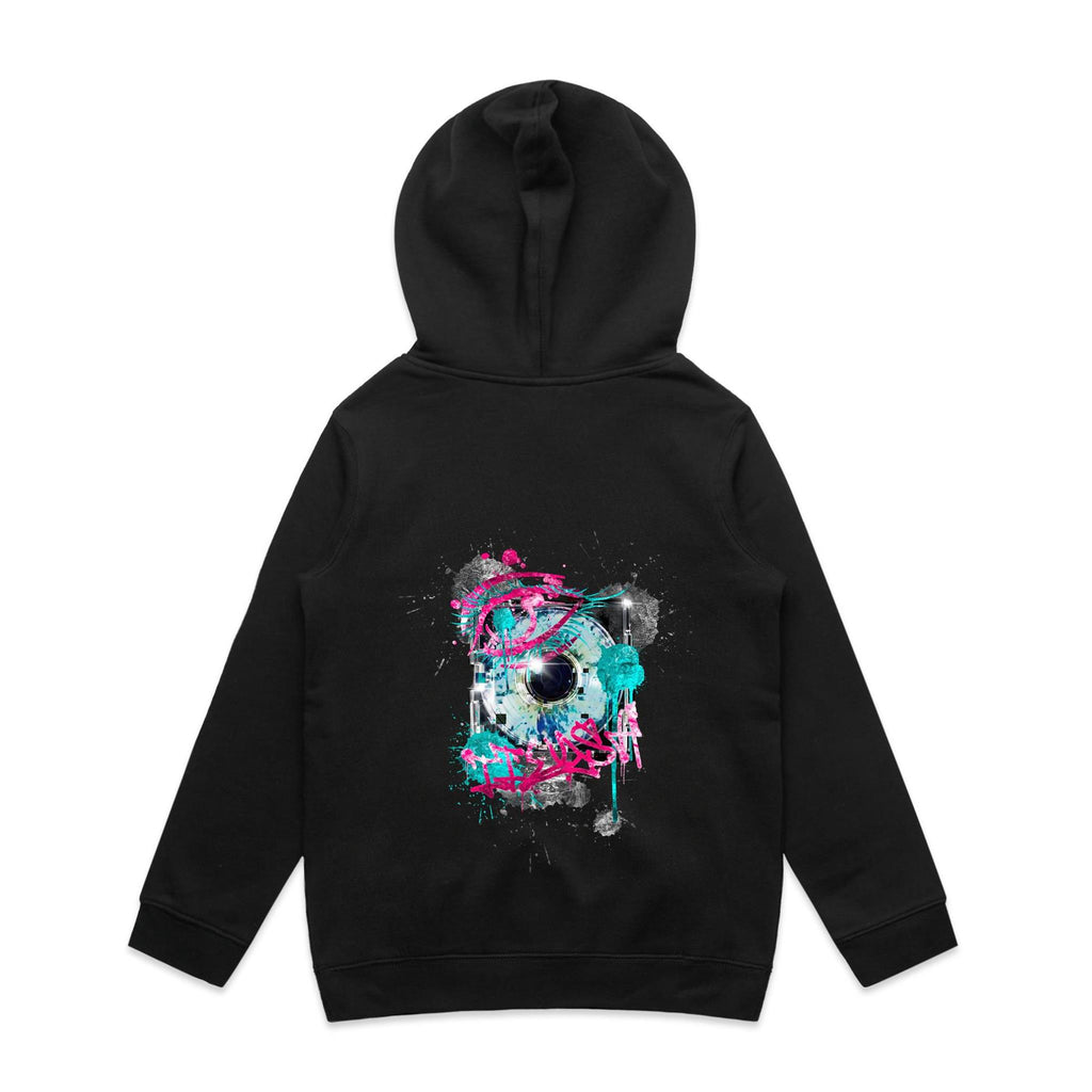iilysh Eye Hoodie Black  Kids & Youth (mid-weight)