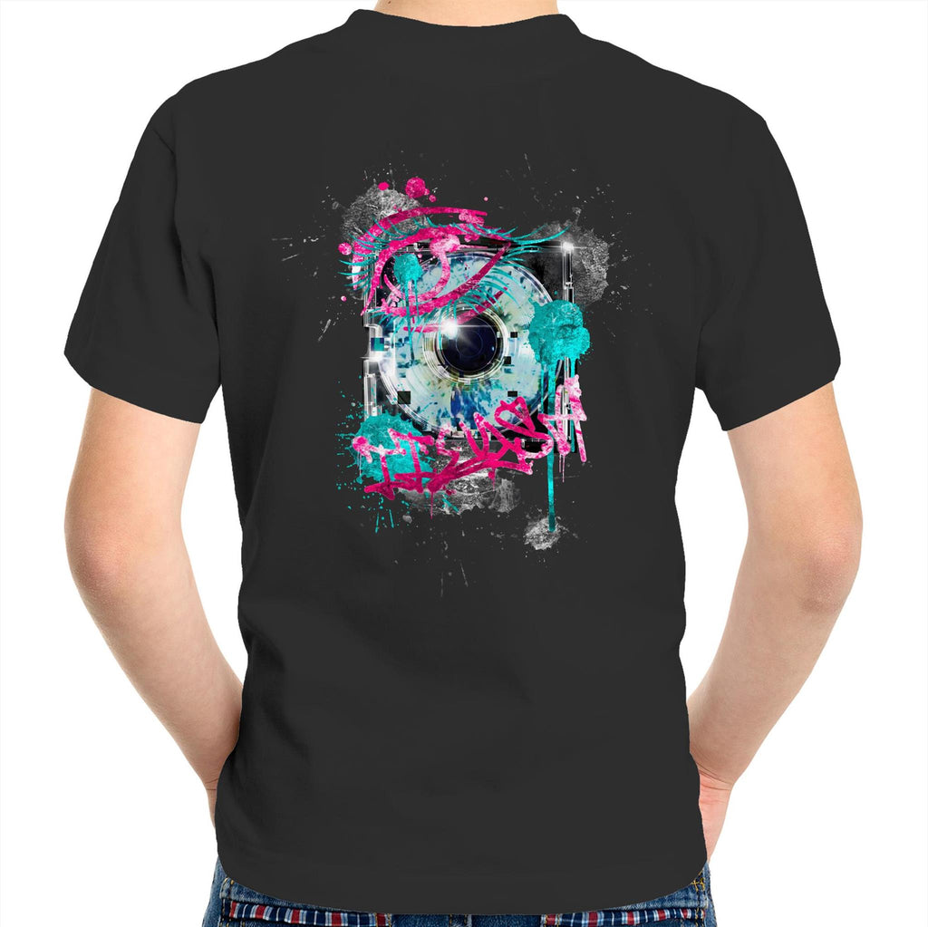 iilysh Eye Tee Black Kids & Youth